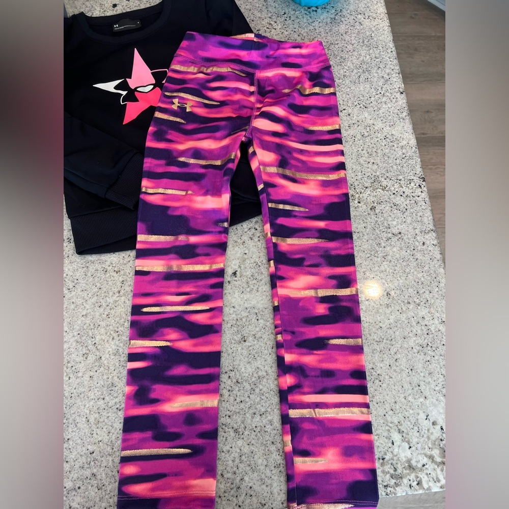 Girls under Armour outfit matching set size 6/6X - Picture 5 of 7